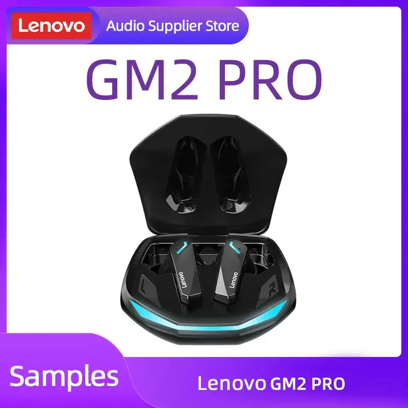 Choice Lenovo GM2 Pro TWS Wireless Headphones Earphone Bluetooth-compatible 5.3 Waterproof Headset with Mic for Xiaomi iPhone